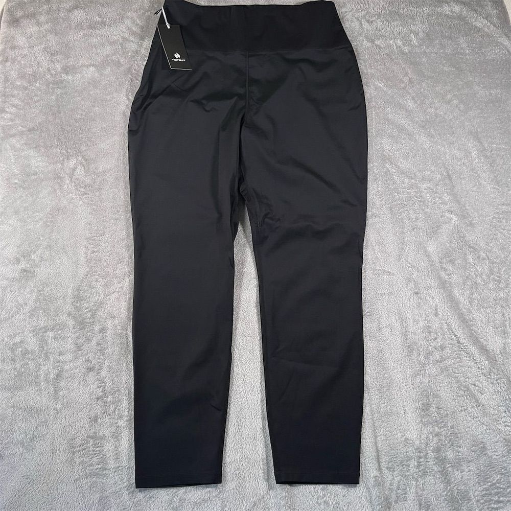 Hotsuit Women's‎ Sauna Pants 3XL Black Stretchy Elastic Waist Loose New
